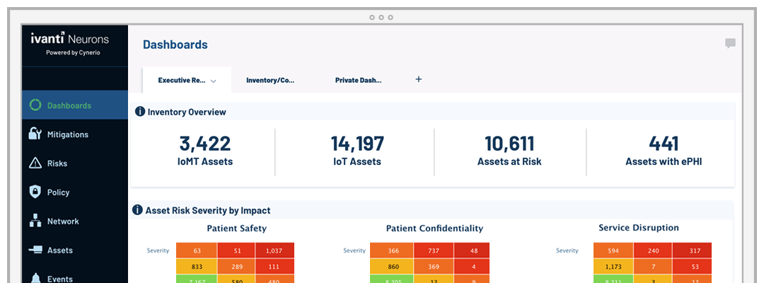 healthcare IT screenshot